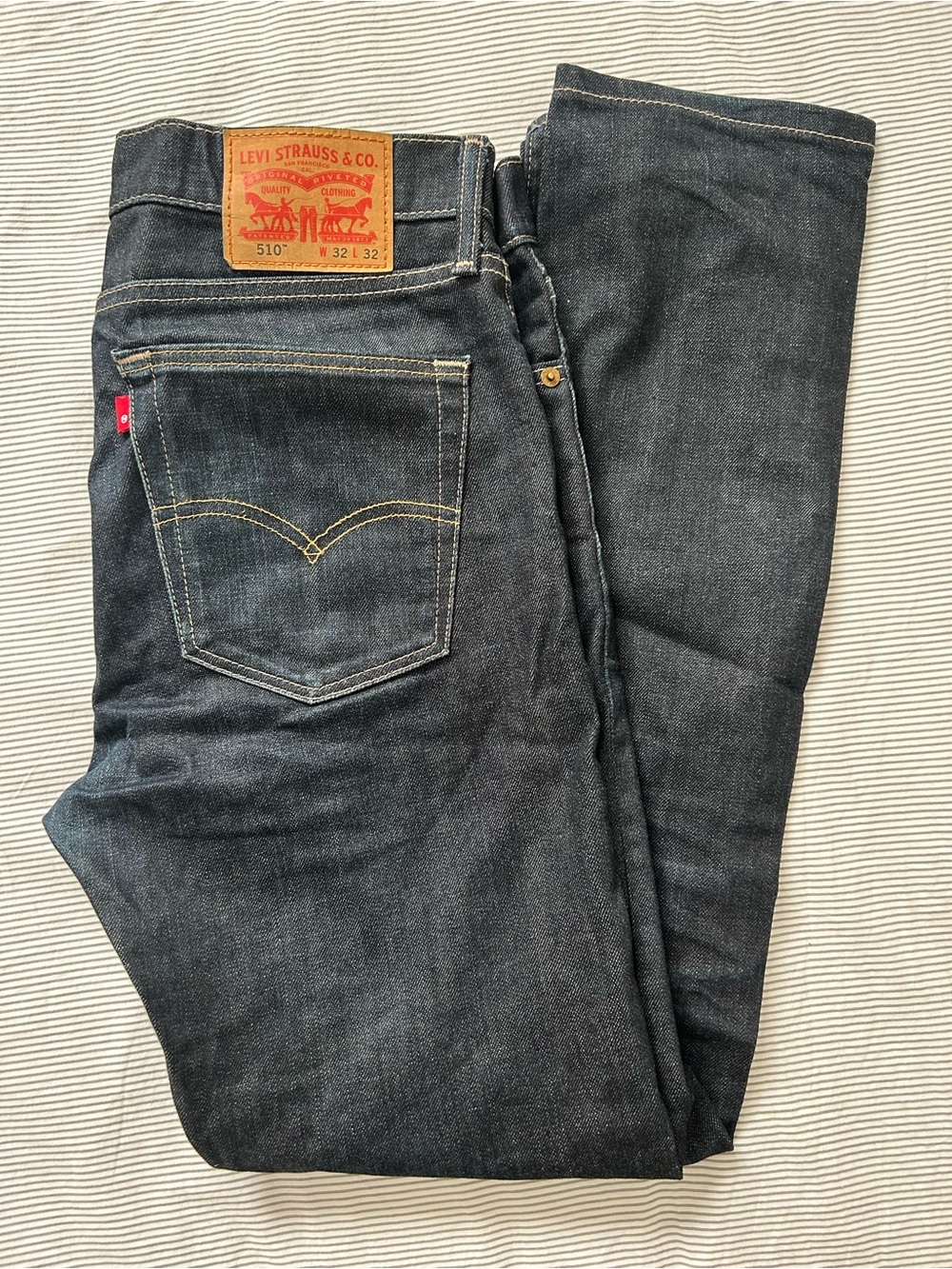 Levi's Men's Dark Blue Slim Straight 510 Jeans